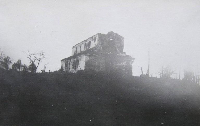 Сутьково (Новоспасск), Спасо-Преображенская церковь. Фотография 1919 г. Источник - Сморгонь.org