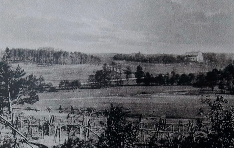 Сутьково (Новоспасск), Спасо-Преображенская церковь. Фотография 1916 г. Источник - Сморгонь.org